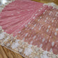 Mauve Pink Cutwork Jamdani Dhakai – Embroidered