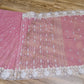 Mauve Pink Cutwork Jamdani Dhakai – Embroidered