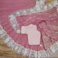 Mauve Pink Cutwork Jamdani Dhakai – Embroidered
