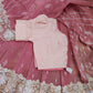 Mauve Pink Cutwork Jamdani Dhakai – Embroidered