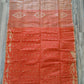 Orange Dhakai Jamdani Saree - Handloom Classic