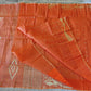 Orange Dhakai Jamdani Saree - Handloom Classic