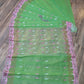 Pastel Moss Green Cutwork Original Jamdani Dhakai