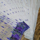 White Purple Cutwork Dhakai Jamdani – Designer Collection
