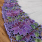 White Purple Cutwork Dhakai Jamdani – Designer Collection