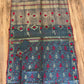 Gray Dhakai Jamdani Saree with Red and Zari work