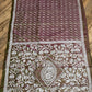 Duel Tone Olive Bangalore Silk Kantha Saree
