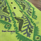 Original Dhakai Jamdani Punjabi, Handwoven Pure Cotton, Lime Color