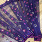 Elegant Violet Dhakai Jamdani Saree - Handloom Classic