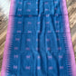 Sylheti Monipuri Handwoven Cotton Saree - Blue
