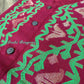 Original Dhakai Jamdani Punjabi – Handwoven Pure Cotton, RED