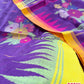 Sylheti Monipuri Handwoven Saree – Eggplant Purple