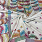 Bangalore Silk Kantha Saree-off white
