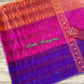 Elegant Magenta Orange Purple Dhakai Jamdani Saree - Handloom Classic