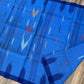 Sylheti Monipuri Cotton Saree – Blue & Deep Blue border