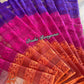 Elegant Magenta Orange Purple Dhakai Jamdani Saree - Handloom Classic