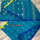 Sea Green Monipuri Saree with Dual Temple Border