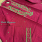 Original Dhakai Jamdani Punjabi – Handwoven Pure Cotton, RED