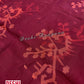 Monipuri Cotton saree, Maroon and Orange