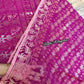 Exclusive Magenta Dhakai Jamdani Saree - Handloom Classic