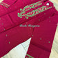 Original Dhakai Jamdani Punjabi – Handwoven Pure Cotton, RED