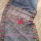Gray Cutwork Dhakai Jamdani – Halfsilk 64 count