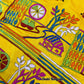 Yellow Bangalore Silk Kantha Saree