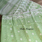 Original Dhakai Jamdani Saree, Handloom Classic -Mint Green