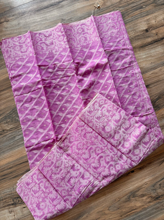 Tangail Halfsilk Saree, Pink