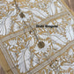 Bangalore Silk Kantha Saree- Light Brown Peacock theme