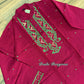 Original Dhakai Jamdani Punjabi – Handwoven Pure Cotton, RED