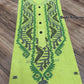 Original Dhakai Jamdani Punjabi, Handwoven Pure Cotton, Lime Color