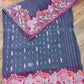Gray Cutwork Dhakai Jamdani – Halfsilk 64 count