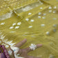 Original Dhakai Jamdani Saree - Golden