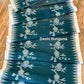 Monipuri Handwoven Cotton Saree – Teal & White