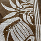 Brown Bangalore Silk Kantha Saree