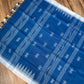 Sylheti Monipuri Handwoven Cotton Saree - Blue