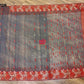 Gray-Red Cutwork Dhakai Jamdani – Halfsilk 64 count