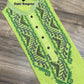 Original Dhakai Jamdani Punjabi, Handwoven Pure Cotton, Lime Color