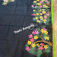 HandPainted Handloom Halfsilk Saree, Beautiful Plumeria painted with Acramin color. Aarong Cotton Punjabi Set