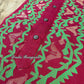 Original Dhakai Jamdani Punjabi – Handwoven Pure Cotton, RED