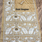 Bangalore Silk Kantha Saree- Light Brown Peacock theme