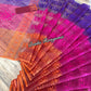 Elegant Magenta Orange Purple Dhakai Jamdani Saree - Handloom Classic