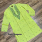Original Dhakai Jamdani Punjabi, Handwoven Pure Cotton, Lime Color