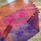 Elegant Magenta Orange Purple Dhakai Jamdani Saree - Handloom Classic