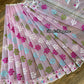 Handwoven Dhakai Jamdani Saree – Baby Pink Halfsilk