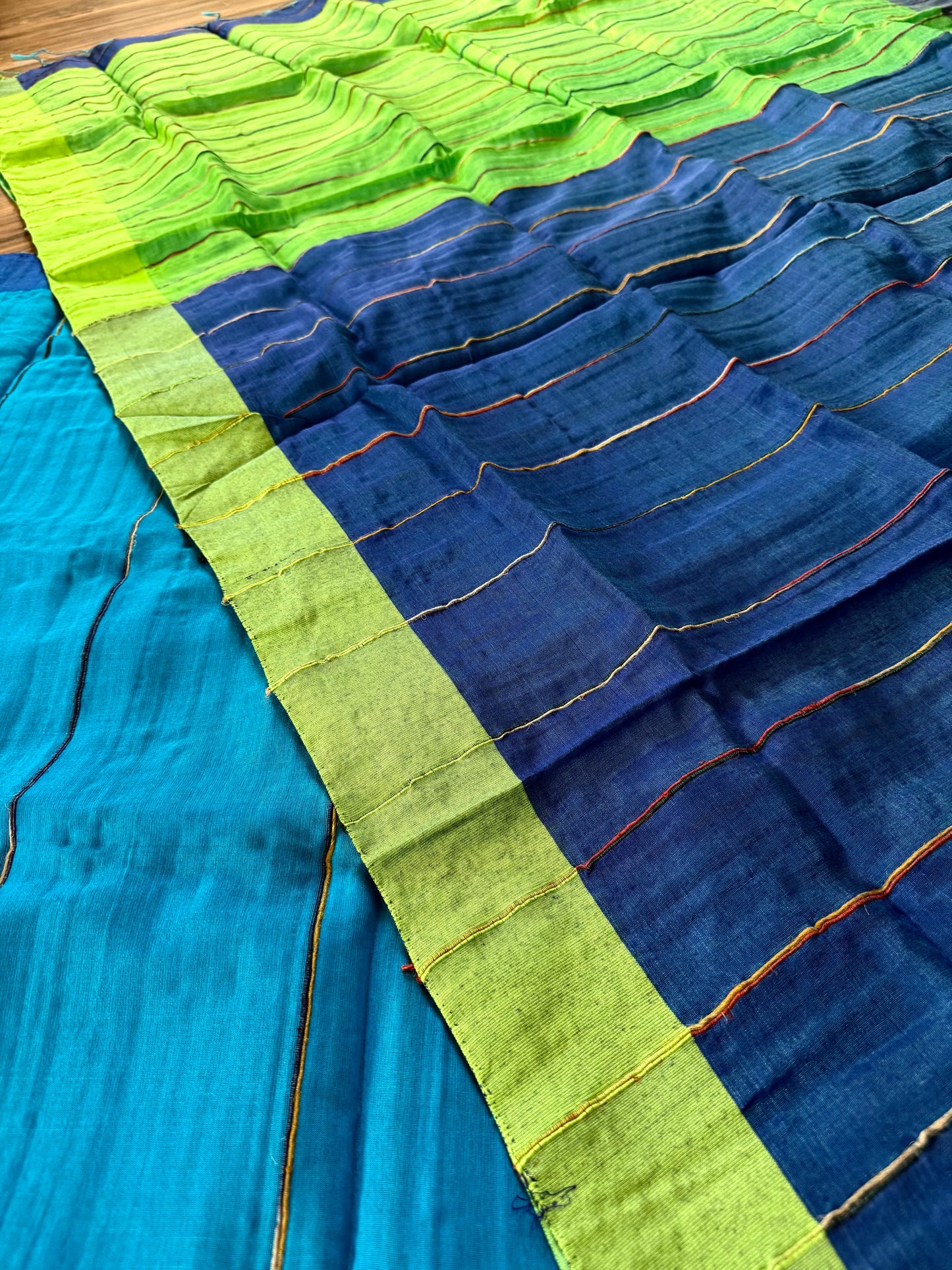 Tangail Cotton Khesh Saree, Made in Bangladesh, Ganga/Jamuna Border, Hand Woven, Pure Cotton,Comfortable summer saree,Other Colors available