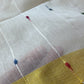 Tangail Halfsilk Khesh Saree, White -pink border