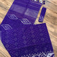 Purple Original Dhakai Jamdani Saree - Handloom Classic