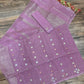 Original Dhakai Jamdani Saree - Opera Mauve